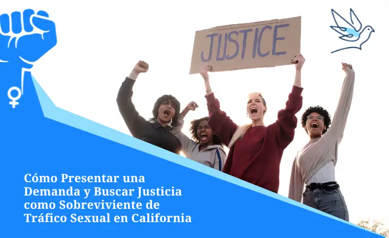 sobreviviente de tráfico sexual en california