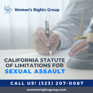 california statute of limitations sexual assault
