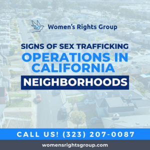 signs of sex trafficking